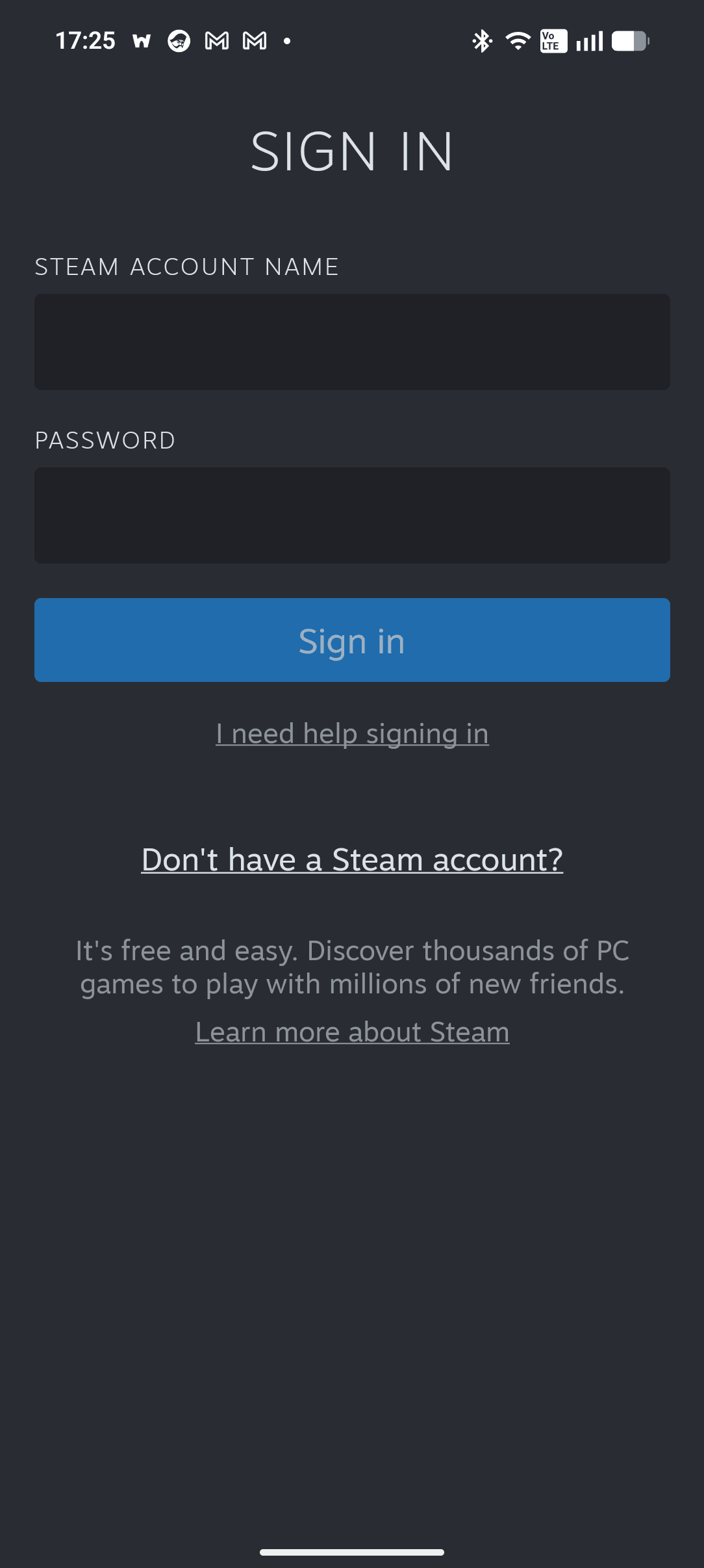 Steam ログイン
