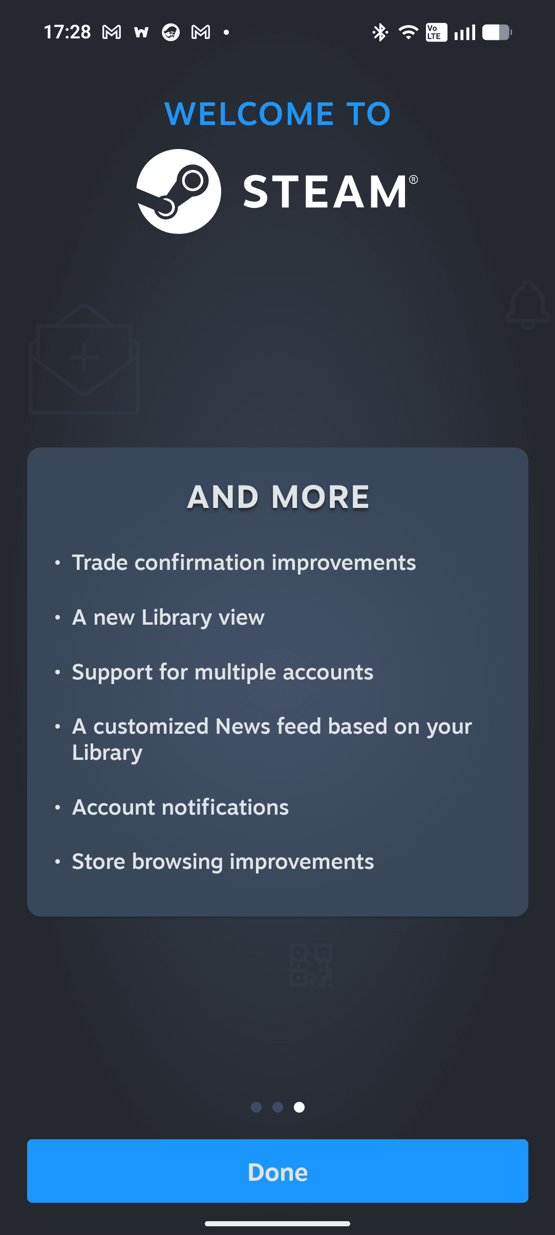 Steam オンボーディング